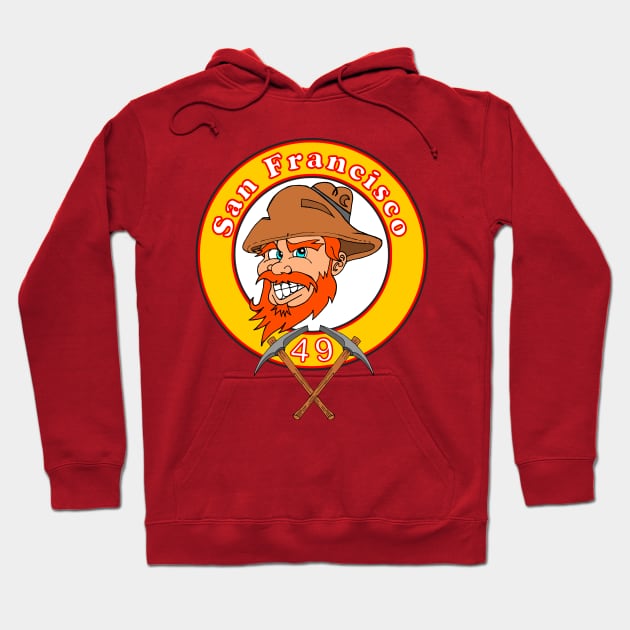 49'ers Sourdough Sam Hoodie by Bosko Art Designs